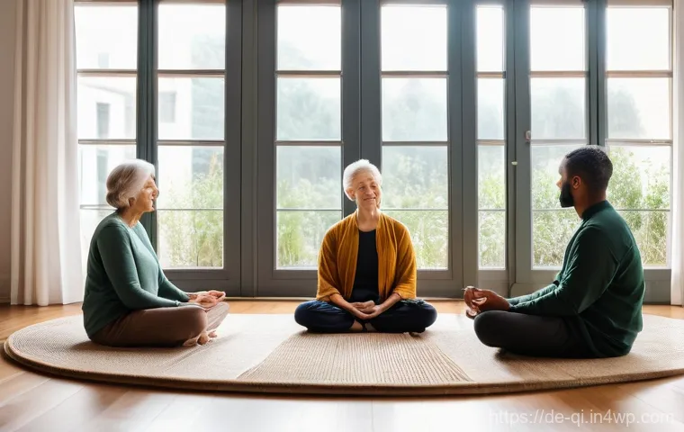 명상 여행의 심리적 이점 - **Prompt 2: Thoughtful Retreat Preparation**
    "A candid, warm-toned image of a person, gender-neu...