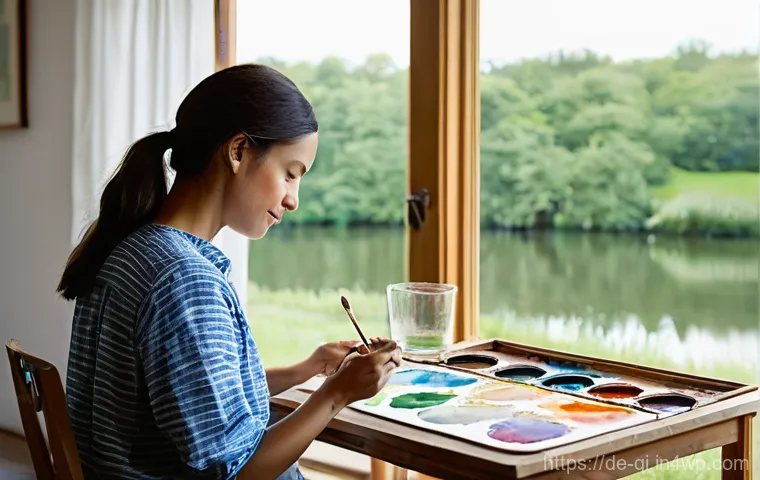 명상적 여행을 위한 새로운 시도 - **Prompt:** A medium close-up shot of an adult person, fully and modestly dressed in comfortable, na...